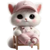 ☺️ Эмодзи «Розовый котенок» для Telegram