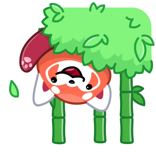 👋 Стикер «RRRed Panda» для Telegram