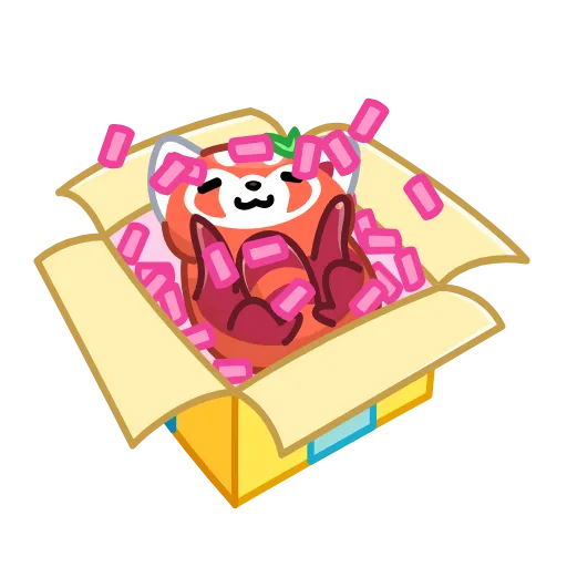 🎁 Стикер «RRRed Panda» для Telegram
