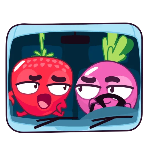 🚙 Стикер «R&S» для Telegram