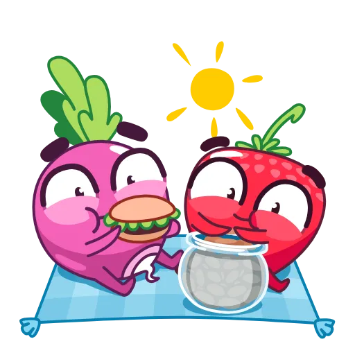 🍔 Стикер «R&S» для Telegram