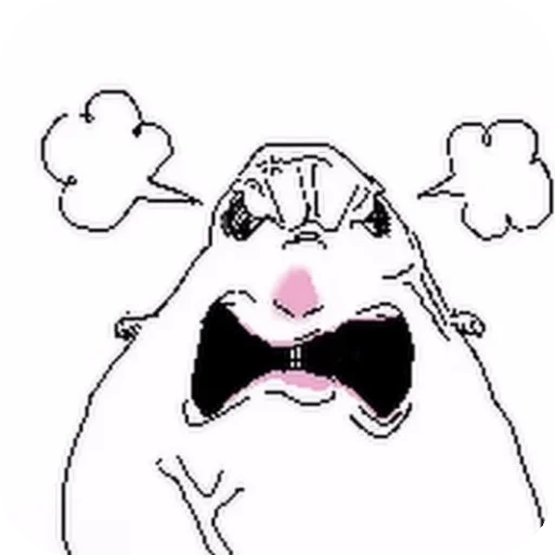 👄 Стикер «Хомяки» для Telegram