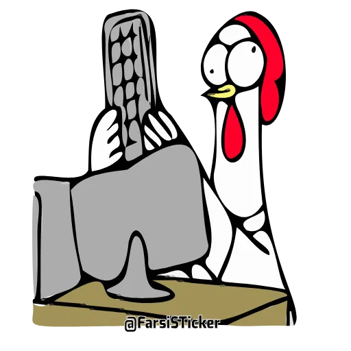 😡 Стикер «Петух» для Telegram