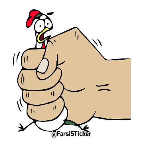 🤬 Стикер «Петух» для Telegram