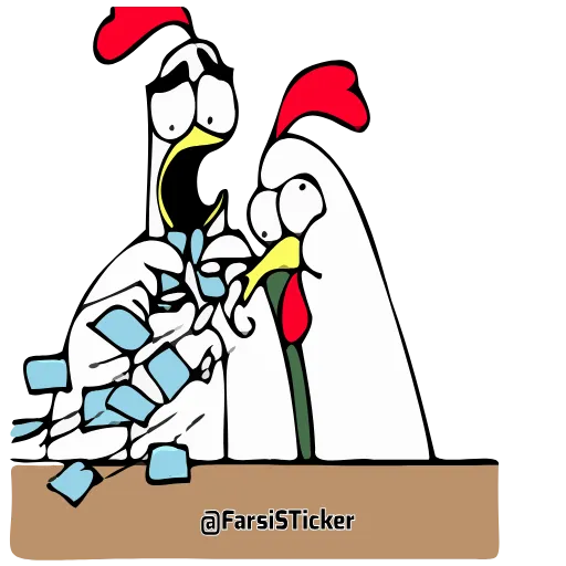 😱 Стикер «Петух» для Telegram