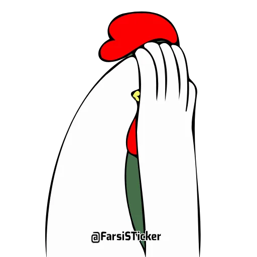 🤦 Стикер «Петух» для Telegram