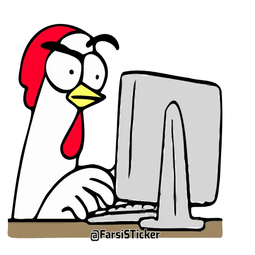 🤛 Стикер «Петух» для Telegram