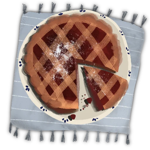 🥧 Стикер «🍂» для Telegram