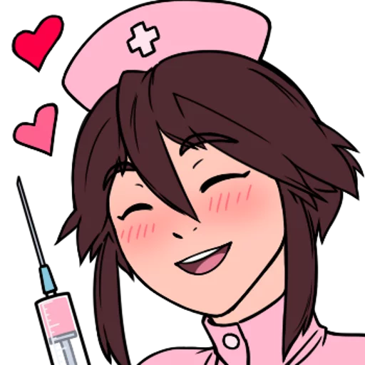 💉 Стикер «Random-Tan Studio Official Mascots» для Telegram