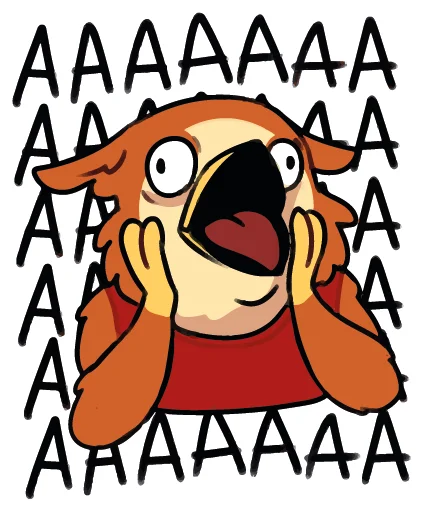 😬 Стикер «Грифончик» для Telegram