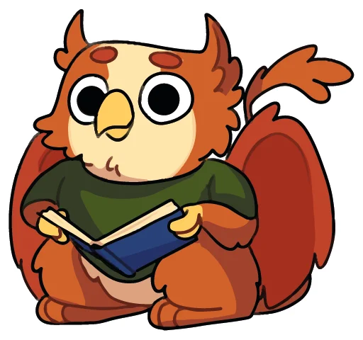 📚 Стикер «Грифончик» для Telegram
