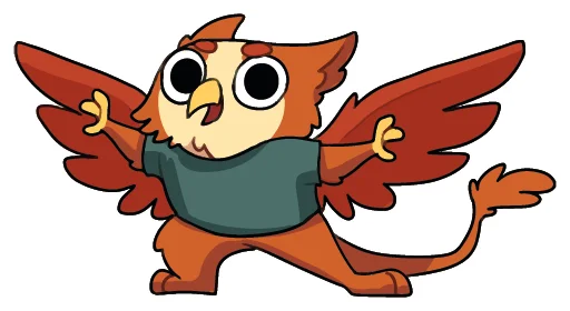 🙂 Стикер «Грифончик» для Telegram
