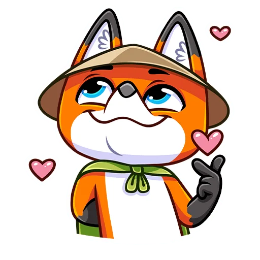 ❤️ Стикер «Рю» для Telegram