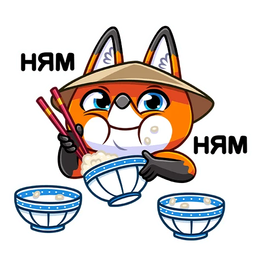 🍔 Стикер «Рю» для Telegram