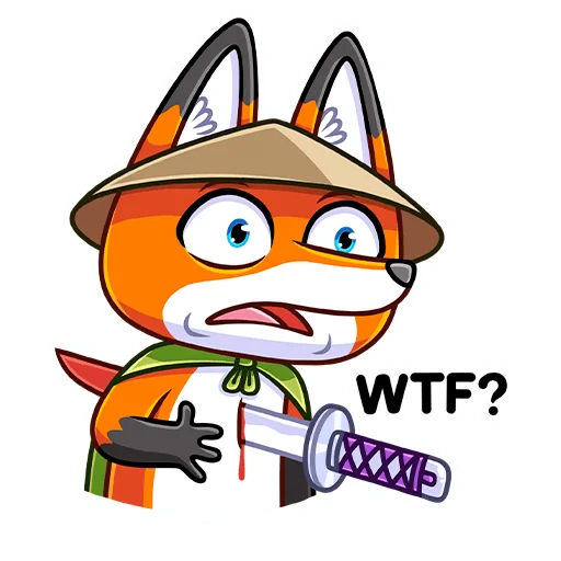 ⁉️ Стикер «Рю» для Telegram