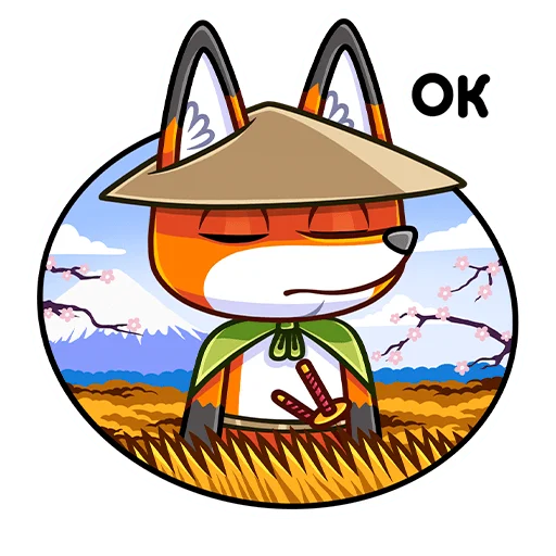 👌 Стикер «Рю» для Telegram