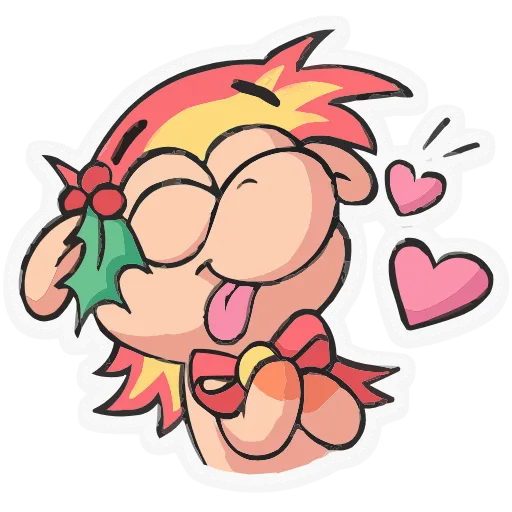 🥰 Эмодзи «Конь Рубин» для Telegram