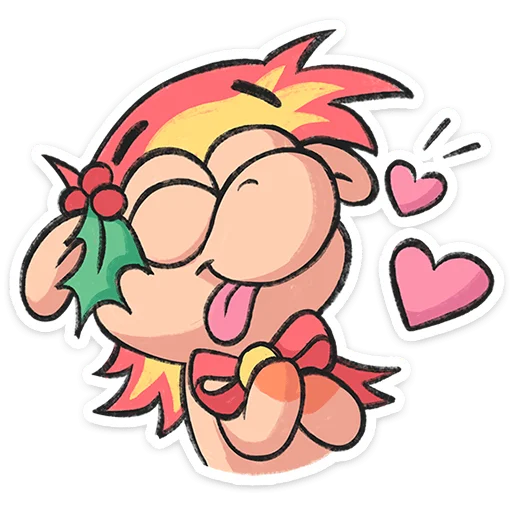 🥰 Стикер «Конь Рубин» для Telegram
