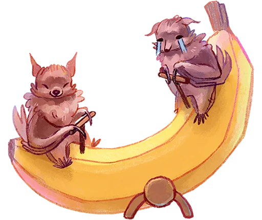 🍌 Стикер «Рубин без надписей» для Telegram
