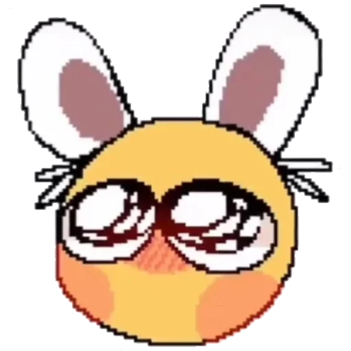 🐰 Стикер «пачиму так больна сильна» для Telegram