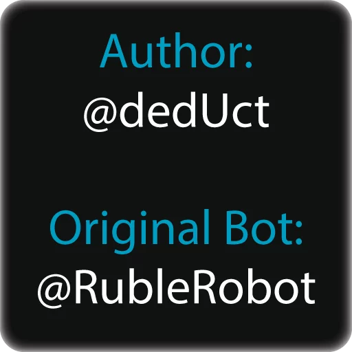 ℹ Стикер «Russian Ruble» для Telegram
