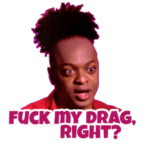 😑 Стикер «RuPaulDragRace» для Telegram