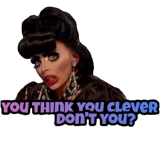 🙄 Стикер «RuPaulDragRace» для Telegram
