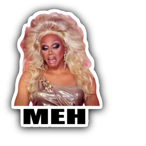 ☹️ Стикер «RuPaulDragRace» для Telegram