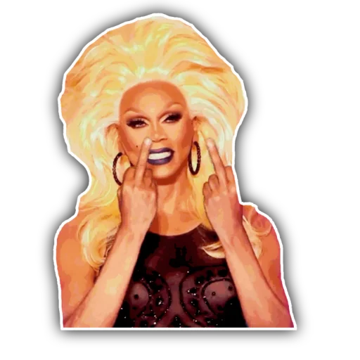 Стикерпак RuPaulDragRace для Telegram — скачать