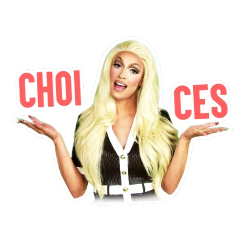 🤷 Стикер «RuPaulDragRace» для Telegram