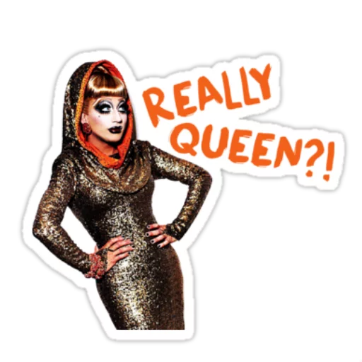 😕 Стикер «RuPaulDragRace» для Telegram