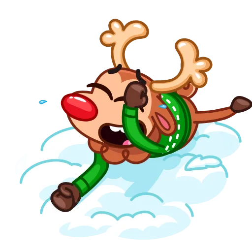 Стикерпак Rudy the Deer для Telegram