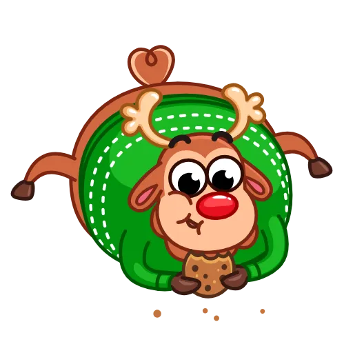 😋 Стикер «Rudy the Deer» для Telegram