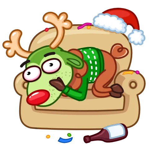 🤢 Стикер «Rudy the Deer» для Telegram