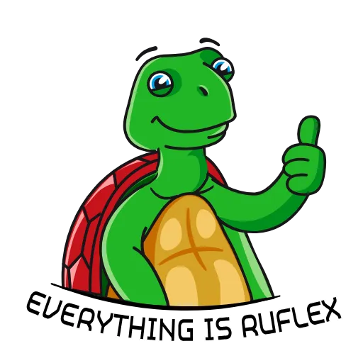 👍 Стикер «RUFLEX» для Telegram