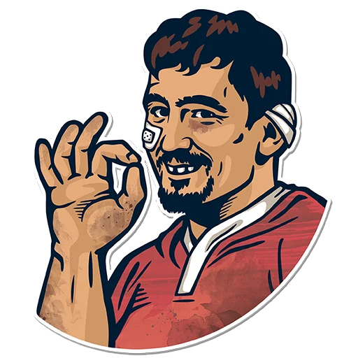 👌 Стикер «Rug» для Telegram