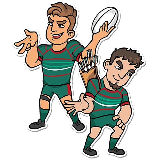 🏹 Стикер «Rugby-jumble» для Telegram