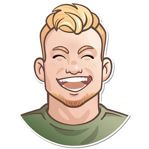 🤣 Стикер «Кирюня Костыль» для Telegram
