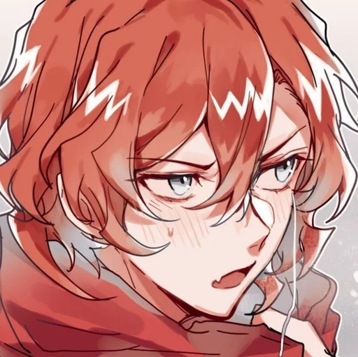 🍷 Стикер «Chuya Nakahara» для Telegram