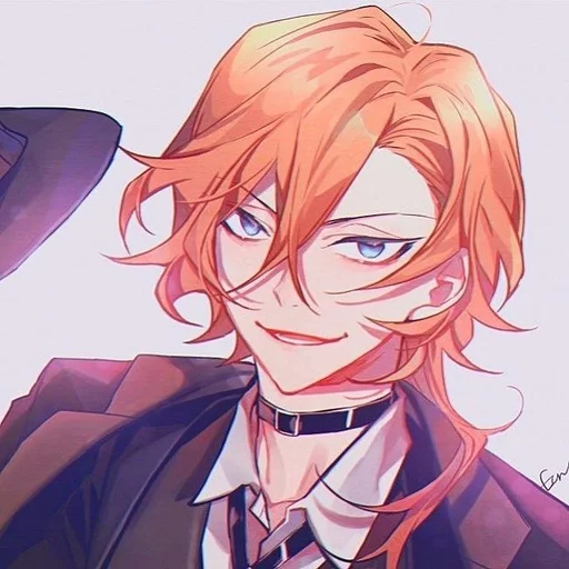🍷 Стикер «Chuya Nakahara» для Telegram