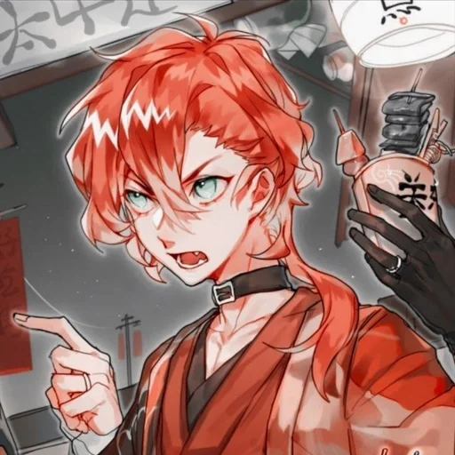 🍷 Стикер «Chuya Nakahara» для Telegram