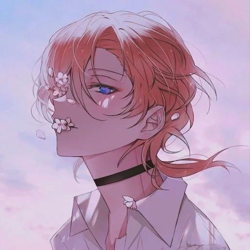 🍷 Стикер «Chuya Nakahara» для Telegram