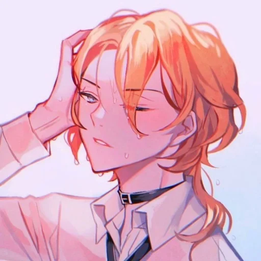 🍷 Стикер «Chuya Nakahara» для Telegram