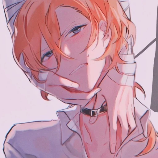 🍷 Стикер «Chuya Nakahara» для Telegram