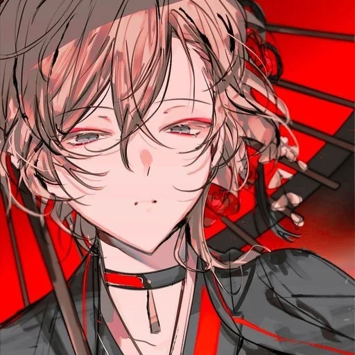 🍷 Стикер «Chuya Nakahara» для Telegram