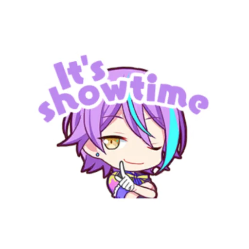 💜 Стикер «Rui Kamishiro Stamps» для Telegram