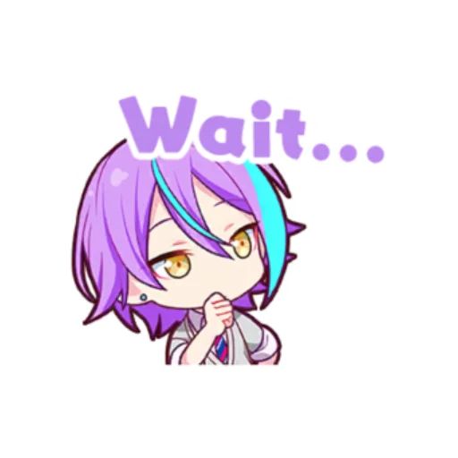 💜 Стикер «Rui Kamishiro Stamps» для Telegram