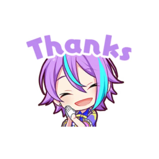 💜 Стикер «Rui Kamishiro Stamps» для Telegram