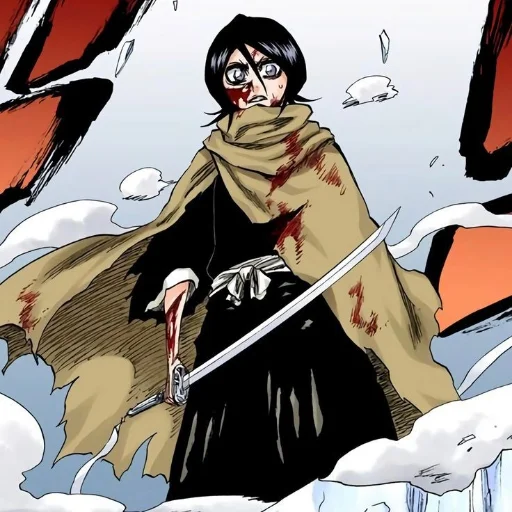 🪭 Стикер «Rukia Kuchiki Рукия Кучики» для Telegram