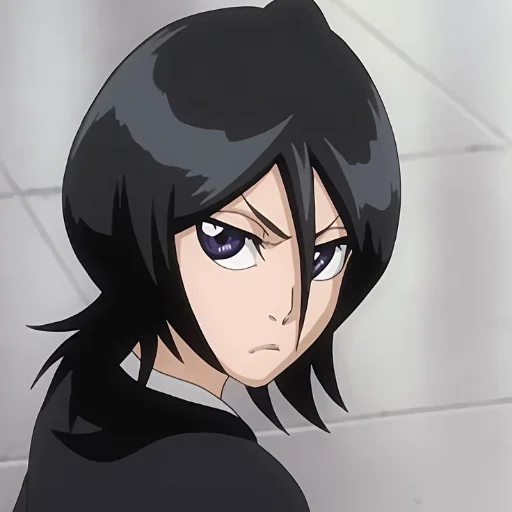 🪭 Стикер «Rukia Kuchiki Рукия Кучики» для Telegram